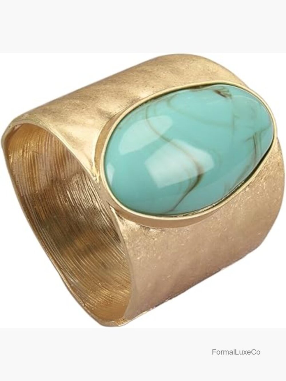 Chunky Gold Cuff Bracelet Thick Open Bangle for Women Boho Jewelry